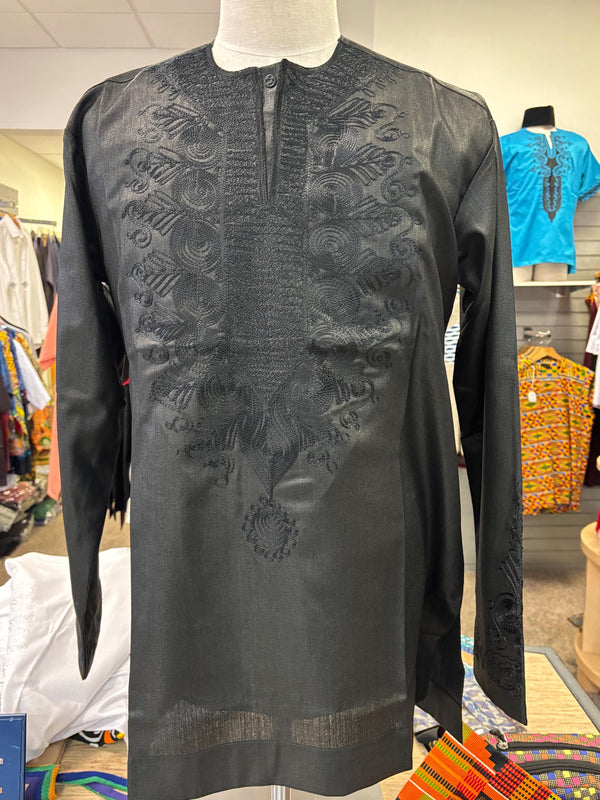 Yawo African Black Shirt